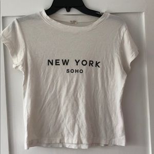 Brandy Melville Soho Shirt + Stickers